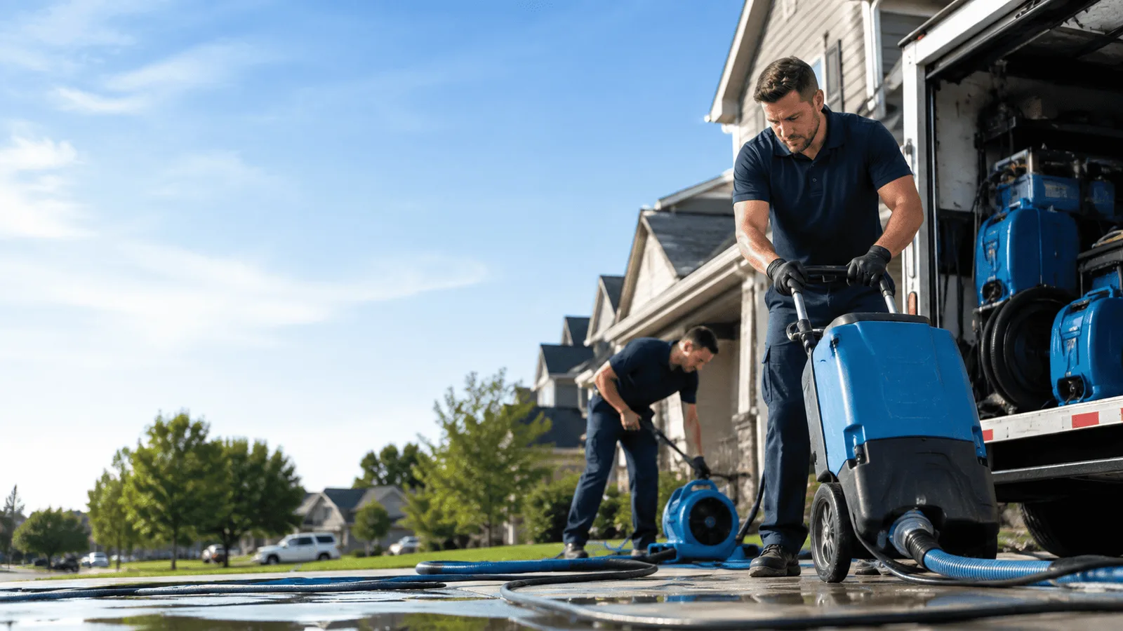 Dehumidification being performed in Golden Valley, AZ